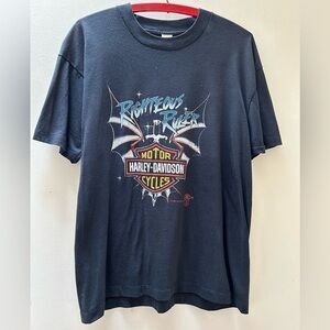 1980s Harley-Davidson Vintage Righteous Ruler Graphic Tee XL